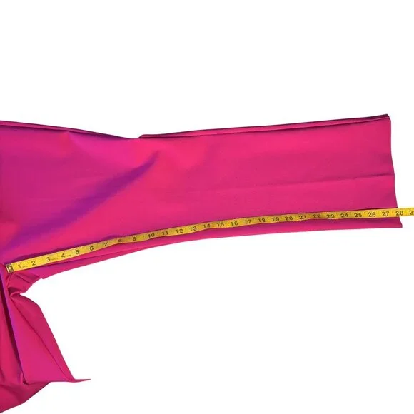 Rachel Zoe Fuchsia Straight-Leg Pull - On Pants Size 12 Stylish & Chic - Picture 6 of 9